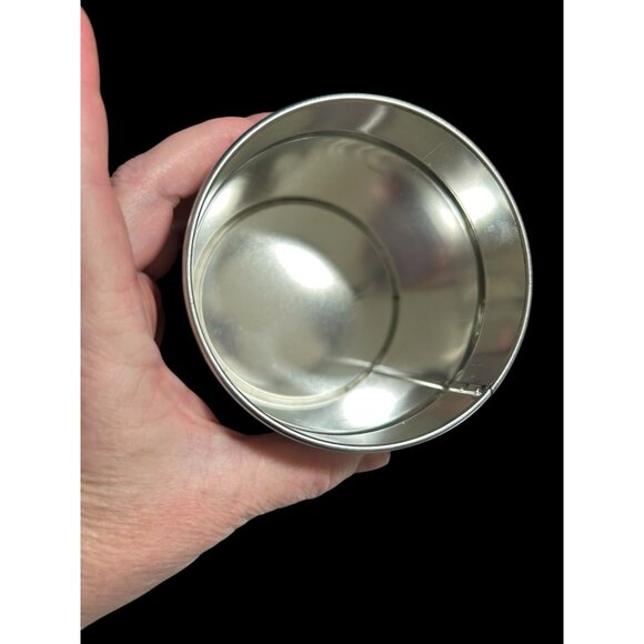 Vintage 70s Style Metal Nesting Canisters Set 4 Mid Century Macy's Cellar - Picture 6 of 15